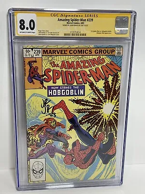 Buy Amazing Spiderman 239 Cgc 8.0 Hobgoblin Marvel Disney + Peter Parker John Romita • 279.83£