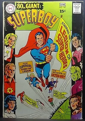 Buy Superboy #147 1968 Silver Age 4.0 Vg Origin Of Legion Of Super-heroes! 80 Pgs! • 7.91£