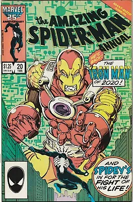 Buy Amazing Spider-man Annual #20 / Iron Man 2020 / Marvel Comics 1986 • 10.70£