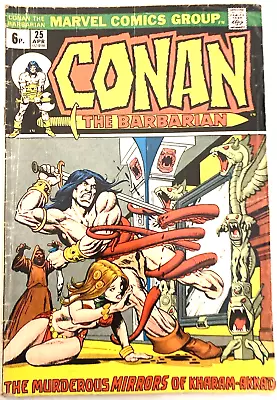 Buy Conan The Barbarian # 25.  1st John Buscema On Title.  April 1973  Vg+. 4.5 • 7.19£