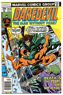 Buy DAREDEVIL #153 VF, Gene Colan Art, Marvel Comics 1978 • 15.81£