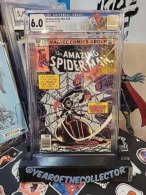 Buy The Amazing Spider-Man #210 (1980) CGC 6.0 - Fine (Custome Spider-Man Label) • 96.07£