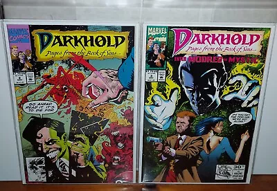 Buy DARKHOLD #2 #3 Pages From The Book Of Sins Marvel Comics 1992 • 2.99£