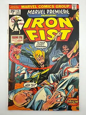Buy Marvel Premiere #15 1st Iron Fist W/Stamp - Very Good 4.0 • 91.36£