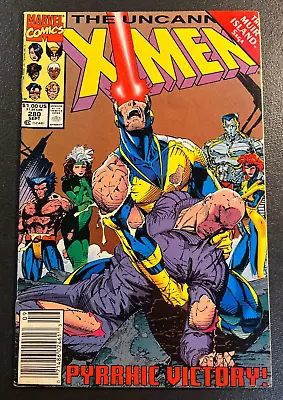 Buy Uncanny X Men 280 NEWSTAND Jim LEE Cover Wolverine V 1 Marvel Pyslocke 1990 • 8.02£