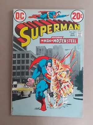 Buy Superman No 263. Neal Adams Cover Art. 1973. F/FV. DC Comic • 14.99£