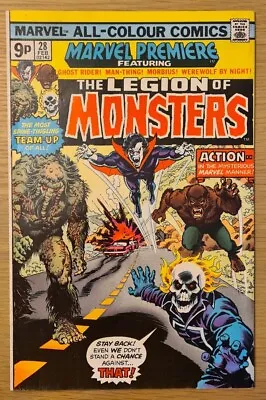 Buy Marvel Premiere (1972) #28 - Marvel - First Appearance Legion Of Monsters VFN- • 65.99£