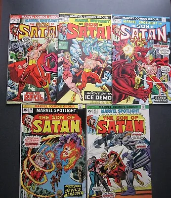 Buy MARVEL SPOTLIGHT SON OF SATAN Lot Of 5 Comics 13 14 15 16 17 Marvel Mid-Grade • 24.02£