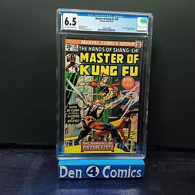 Buy Master Of Kung Fu 29 (06/75) CGC 6.5 1st Appearance Of Razor-Fist • 78.84£
