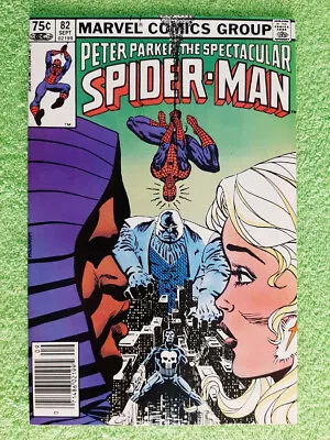 Buy PETER PARK SPECTACULAR SPIDER-MAN #82 NM Canadian Price Variant Punisher RD5538 • 6.76£