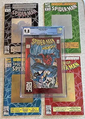 Buy 1992 Spider-Man 2099 #1 RED FOIL CGC 9.8 Origin Miguel O'Hara + 365 Hologram Set • 178.73£