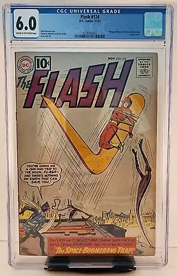 Buy Flash #124 Cgc 6.0 Elongated Man Captain Boomerang Carmine Infantino Joe Giella • 134.08£