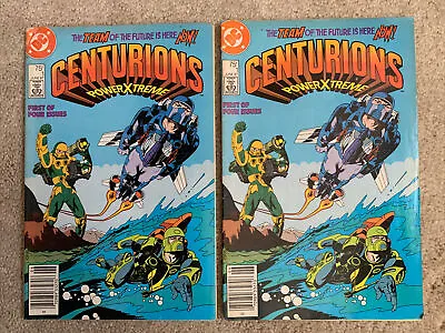 Buy CENTURIONS #1 PowerXtreme •DC Comics •1987 •Don Heck •Newsstand •Lot Of 2 *WOW* • 15.80£
