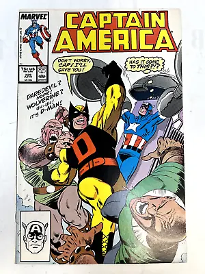 Buy Captain America #328  1st Appearance Origin Of D-Man! Marvel 1987 • 8.03£