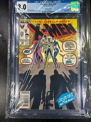 Buy ❌UNCANNY X-MEN #244❌CGC 3.0 G/VG❌Silvestri Art-1st Jubilee❌FREE SHIPPING❌ • 31.66£