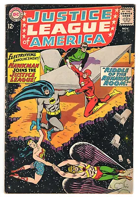 Buy Justice League Of America #31 Very Good 4.0 Hawkman Batman Flash 1964 • 23.70£
