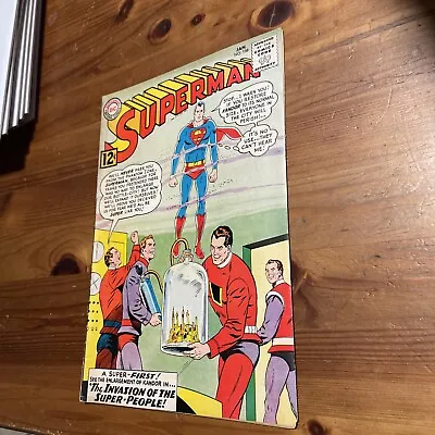 Buy Superman #158 Jan 1963 Vintage Dc Comic 1st Flame Bird And Night Wing • 86.18£
