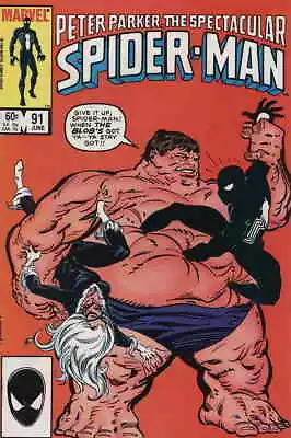 Buy Spectacular Spider-Man, The #91 FN; Marvel | Black Cat The Blob - We Combine Shi • 6.80£