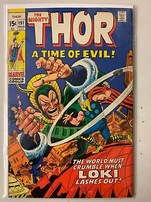 Buy Thor #191 Newsstand Loki 5.0 (1971) • 8£