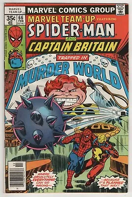 Buy Marvel Team-Up  #66 - Murder World! Spider-Man And Captain Britain! • 7.10£