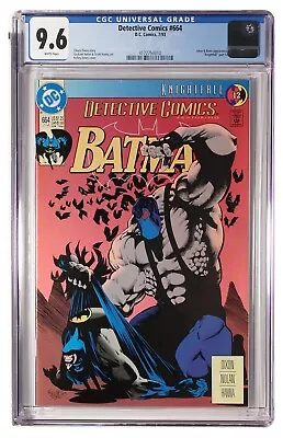 Buy Detective Comics #664 Joker & Bane App CGC NM+ 9.6 White Pages 4172750010 • 35.49£