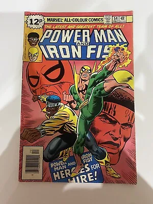 Buy Marvel Comics Power Man And Iron Fist #54 December 1978  HEROES FOR HIRE!” • 5£