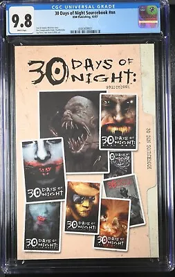 Buy 30 Days Of Night Sourcebook #1 CGC 9.8 Horror Vampires Templesmith Wood 2007 IDW • 118.54£