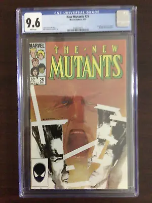 Buy CGC 9.6 New Mutants 26 First Legion X-Men White Pages • 39.42£