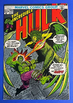 Buy Incredible Hulk #168 Comic Book 1973 1st App Harpy VF • 27.98£