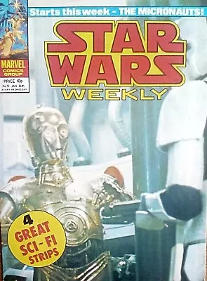 Buy STAR WARS WEEKLY No. 51 Jan. 24th 1979 Vintage UK Marvel Comic Mag VG CONDITION • 14.99£