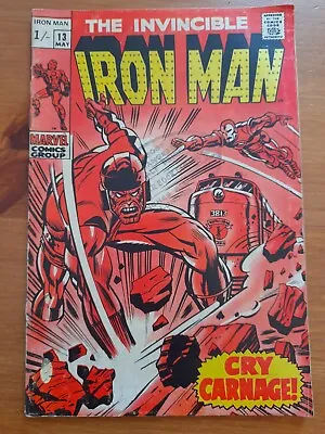 Buy Iron Man #13 May 1969 Good/VGC 3.0 2nd Appearance Of The Controller • 9.99£
