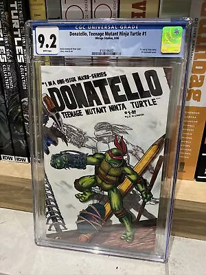 Buy Turtles Donatello 1 Cgc 9.2 Teenage Mutant Ninja Turtles Slabbed • 89£