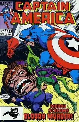 Buy Captain America #313 VF 1986 Stock Image • 9.25£