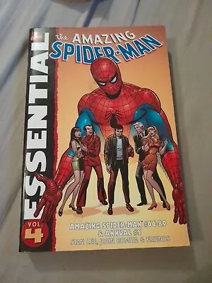 Buy Essential The Amazing Spiderman Volume 4 Marvel Graphic Novel Paperback #66-89 • 12.50£