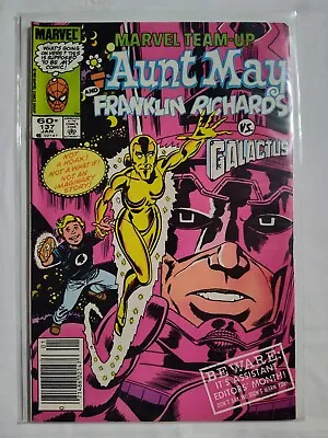 Buy Marvel Team-Up #137 Aunt May & Franklin Richards Vs Galactus (1984)  • 6.43£