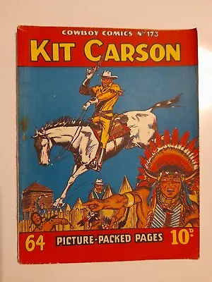 Buy Cowboy Comics #173 Kit Carson 1950 Series VGC- 3.5 • 6.99£