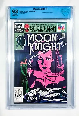 Buy Moon Knight #14 CBCS 9.8 - 1st Appearance Of Stained Glass Scarlet 1981 • 241.05£