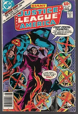 Buy Justice League America #145 Dc 1977 Giant Size Thriller  Carnival Of Souls!  Vf+ • 8.29£