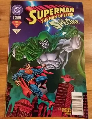 Buy DC Superman The Man Of Steel And The Spectre Comic Book 54 March 96 • 5.36£