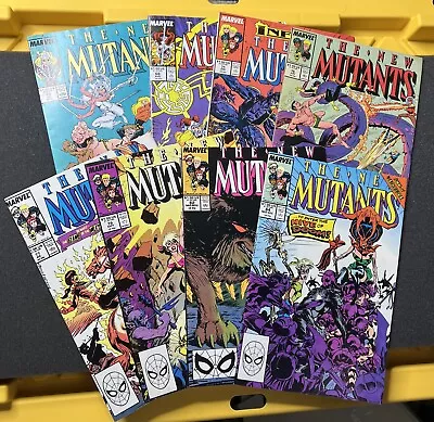 Buy The New Mutants #65 #66 #71 #76 #77 #79 #82 #84 Marvel 8 Comic Book Lot • 19.06£