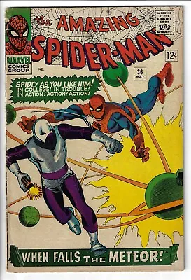 Buy The Amazing Spider-Man #36 (1966) Steve Ditko Cover Stan Lee 1st Looter App • 39.71£