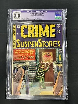 Buy Crime Suspenstories #8 CGC 3.0 Restored 1951/1952 • 197.09£