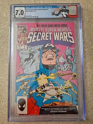 Buy Marvel Super Heroes Secret Wars 7 CGC 7.0 Custom Label • 78.15£
