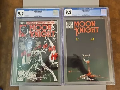 Buy MOON KNIGHT #29 CGC 9.2 NM White Pages And Moon Knight #8 Cgc 9.2 White Pages • 78.37£