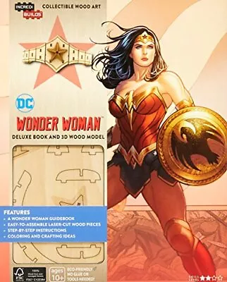 Buy IncrediBuilds: Wonder Woman Deluxe Book And..., Wallace • 11.99£
