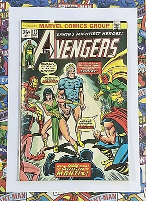 Buy Avengers #123 - May 1974 - Mantis Origin Appearance! - Vg+ (4.5) Water Damaged! • 6.74£