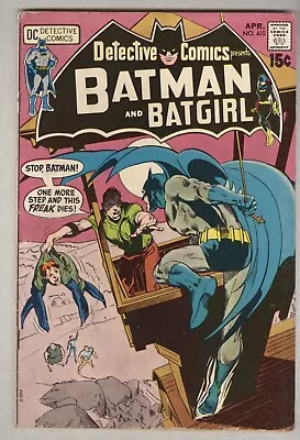 Buy Detective Comics #410 April 1971 VG Neal Adams Cover And Art, Batgirl • 15.77£