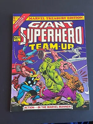Buy Marvel Treasury Edition #9 - Giant Superhero Team-Up (Marvel, 1976) VF • 42.58£
