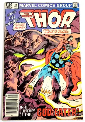 Buy The Mighty Thor King Size Annual  #10  (1982) / Fn / God-eater • 11.79£