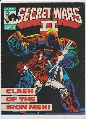 Buy Secret Wars II #53 1986 VG- Marvel UK • 3£